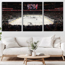 T Mobile Arena Paradise Nevada Vegas Golden Knights Ice by MyGreatCanvas | Canvas Wall Art Prints | Photo Prints & Wall Decor
