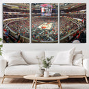 United Center Chicago Bulls Stadium Wall Art Canvas Print