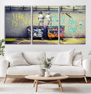 Banksy Life is Short Wall Art - Iconic Graffiti Art on by MyGreatCanvas | Canvas Wall Art Prints | Photo Prints & Wall Decor