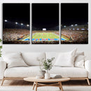 SMU Mustangs Football Team Print - Dallas Gerald J. Ford