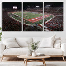 Houston Cougars Football Team Print - Houston TDECU Stadium