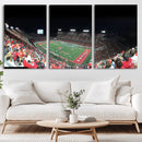 Houston Cougars Football Team Print - Houston TDECU Stadium
