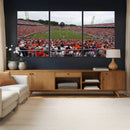 Virginia Cavaliers Football Team Print - Charlottesville Scott Stadium Print Wall Art Canvas by MyGreatCanvas | Canvas Wall Art Prints | Photo Prints & Wall Decor