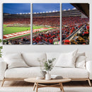 Wisconsin Badgers Football Team Print - Madison Camp Randall by MyGreatCanvas | Canvas Wall Art Prints | Photo Prints & Wall Decor