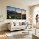 Demon Deacons Football Team Print Canvas- Winston-Salem