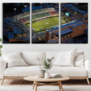 University of North Texas Mean Green Football Artwork,