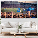 University of Kansas Jayhawks Football Team Art Print - by MyGreatCanvas | Canvas Wall Art Prints | Photo Prints & Wall Decor