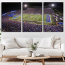 University of Kansas Jayhawks Football Team Print - Lawrence by MyGreatCanvas | Canvas Wall Art Prints | Photo Prints & Wall Decor