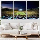 University of Michigan Wolverines Football Team Print - Ann by MyGreatCanvas | Canvas Wall Art Prints | Photo Prints & Wall Decor