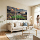 University of Michigan Wolverines Print Canvas, Football