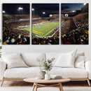 ASU Sun Devils Football Team Print Canvas - Phoenix Mountain