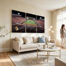 Boone Pickens Stadium Wall Art Oklahoma State Cowboys Print