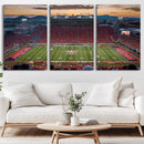 Framed Arizona Wildcats Football Team Print - Tucson Arizona by MyGreatCanvas | Canvas Wall Art Prints | Photo Prints & Wall Decor