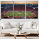 Arizona Wildcats Football Team Print - Tucson Arizona by MyGreatCanvas | Canvas Wall Art Prints | Photo Prints & Wall Decor