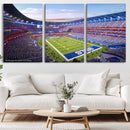 Buffalo Bills Football Team Print Canvas - Buffalo Highmark by MyGreatCanvas | Canvas Wall Art Prints | Photo Prints & Wall Decor