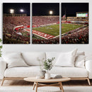 Indiana University Hoosiers Football Team Print Canvas - by MyGreatCanvas | Canvas Wall Art Prints | Photo Prints & Wall Decor