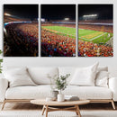Iowa State University Cyclones Canvas Print, Football Team