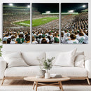 Michigan State Spartans Football Canvas Print - East Lansing