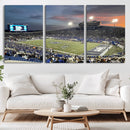 Memphis Tigers Football Team Print - Memphis Simmons Bank
