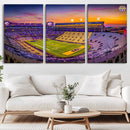 The Louisiana State University Tigers Football Team Print - by MyGreatCanvas | Canvas Wall Art Prints | Photo Prints & Wall Decor