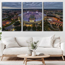 The Louisiana State University Tigers Football Team Print -