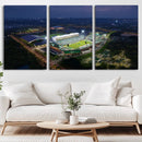 The University of South Florida Bulls Football Team Print - by MyGreatCanvas | Canvas Wall Art Prints | Photo Prints & Wall Decor