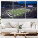 The University of Washington Huskies Football Team Print - by MyGreatCanvas | Canvas Wall Art Prints | Photo Prints & Wall Decor