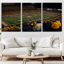 West Virginia Uni Mountaineers Football Team Print - Milan
