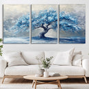 Abstract Blue Tree Art Canvas Print, Majestic Tree Wall Art by MyGreatCanvas | Canvas Wall Art Prints | Photo Prints & Wall Decor