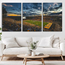 University of Wyoming Cowboys Football Team Print - Laramie by MyGreatCanvas | Canvas Wall Art Prints | Photo Prints & Wall Decor
