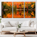 Forest Reflection Art | Autumn Forest Reflection Wall Art | by MyGreatCanvas | Canvas Wall Art Prints | Photo Prints & Wall Decor