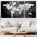 World Map Wall Art Canvas Print – Framed Wall Art for by MyGreatCanvas | Canvas Wall Art Prints | Photo Prints & Wall Decor