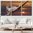 Old War Plane Wall Art Canvas Print by MyGreatCanvas | Canvas Wall Art Prints | Photo Prints & Wall Decor