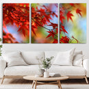 Red Leaves Autumn Forest Wall Art Canvas, Red Leaves Autumn by MyGreatCanvas | Canvas Wall Art Prints | Photo Prints & Wall Decor