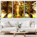 Sunshine in Forest and Trees Wall Art Canvas Print by MyGreatCanvas | Canvas Wall Art Prints | Photo Prints & Wall Decor