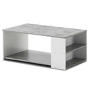 Coffee Table Sofa Side Table with Storage Shelves by LJGDeals
