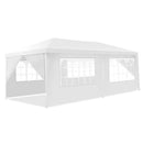 10 x 20 Feet 6 Sidewalls Canopy Tent with Carry Bag-White by LJGDeals