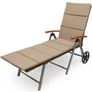 Outdoor Chaise Lounge Chair Rattan Lounger Recliner Chair by LJGDeals