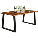 Rectangular Acacia Wood Dining Table by LJGDeals