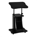 Sit-to-Stand Laptop Desk Cart Height Adjustable with Storage by LJGDeals
