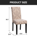 Set of 2 Fabric Upholstered Dining Chairs with Nailhead by LJGDeals