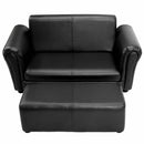 Soft Kids Double Sofa with Ottoman by LJGDeals