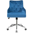 Tufted Upholstered Swivel Computer Desk Chair with Nailed Tri by LJGDeals