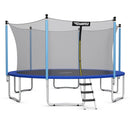 15 Feet Outdoor Bounce Trampoline with Safety Enclosure Net by LJGDeals