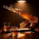 Gifts for Men Dad, Guns Whiskey Decanter Set for Men