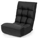4-Position Adjustable Floor Chair Folding Lazy Sofa by LJGDeals
