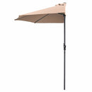 9Ft Patio Bistro Half Round Umbrella by LJGDeals