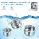 6 Piece Stainless Steel Cookware Set with Convenient Grip Handle by LJGDeals