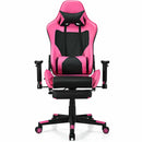 PU Leather Gaming Chair with USB Massage by LJGDeals