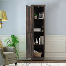 Linen Tower Bathroom Storage Cabinet Tall Slim Side Organizer with Shelf by LJGDeals